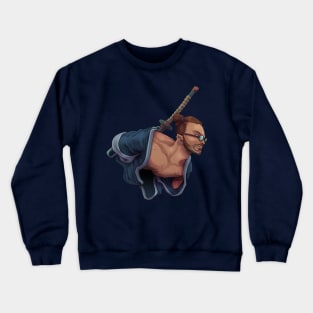 Half-elf Samurai Crewneck Sweatshirt